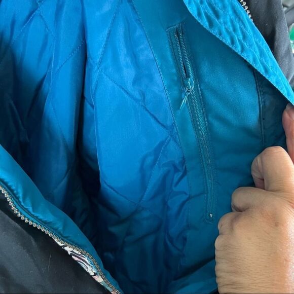 Vintage 1990’s Skiing Passport Black Aztec Embroidered And Embellished Jacket - Picture 11 of 16